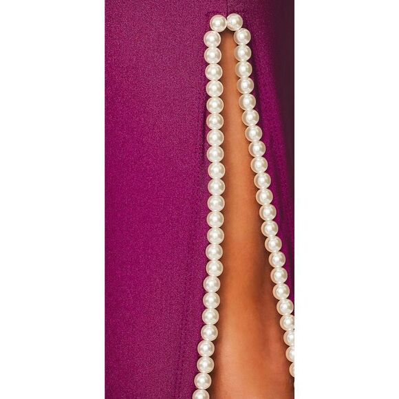 REVOLVE Khanums Khriya Pearl Trim Maxi Dress - Picture 4 of 6